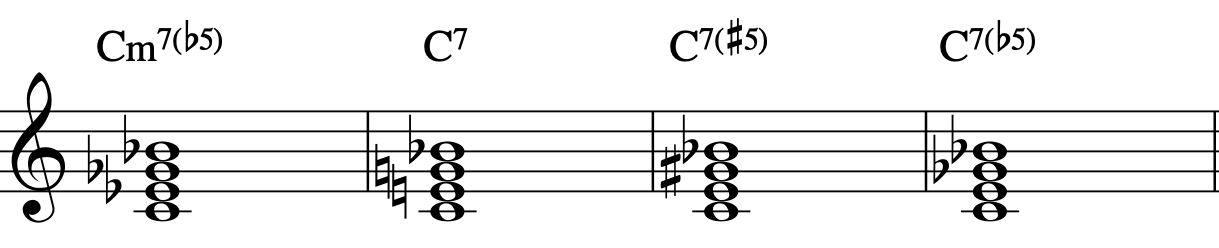 Partitura ou exemplo musical